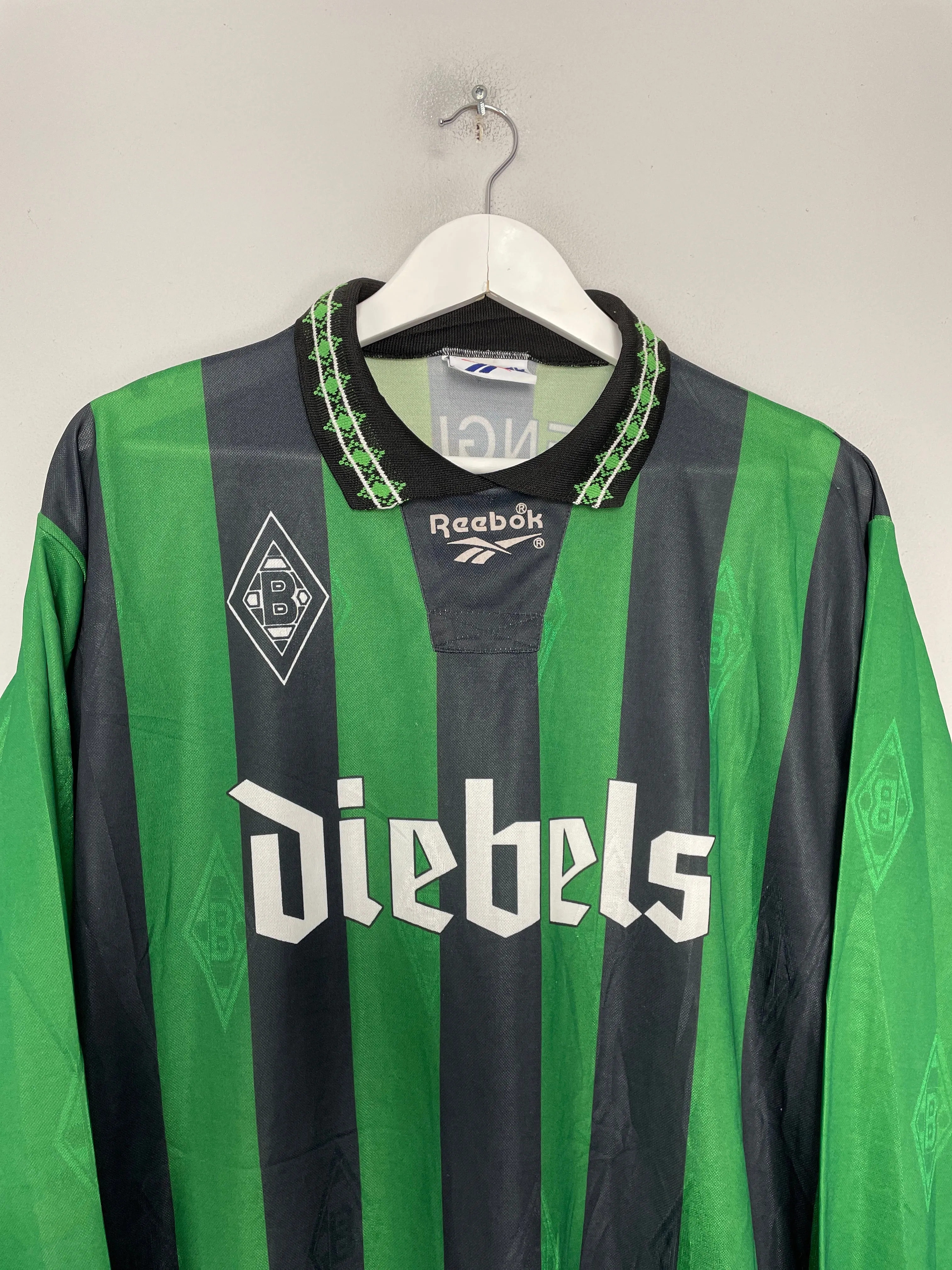 1995/96 MONCHENGLADBACH L/S AWAY SHIRT (L) REEBOK