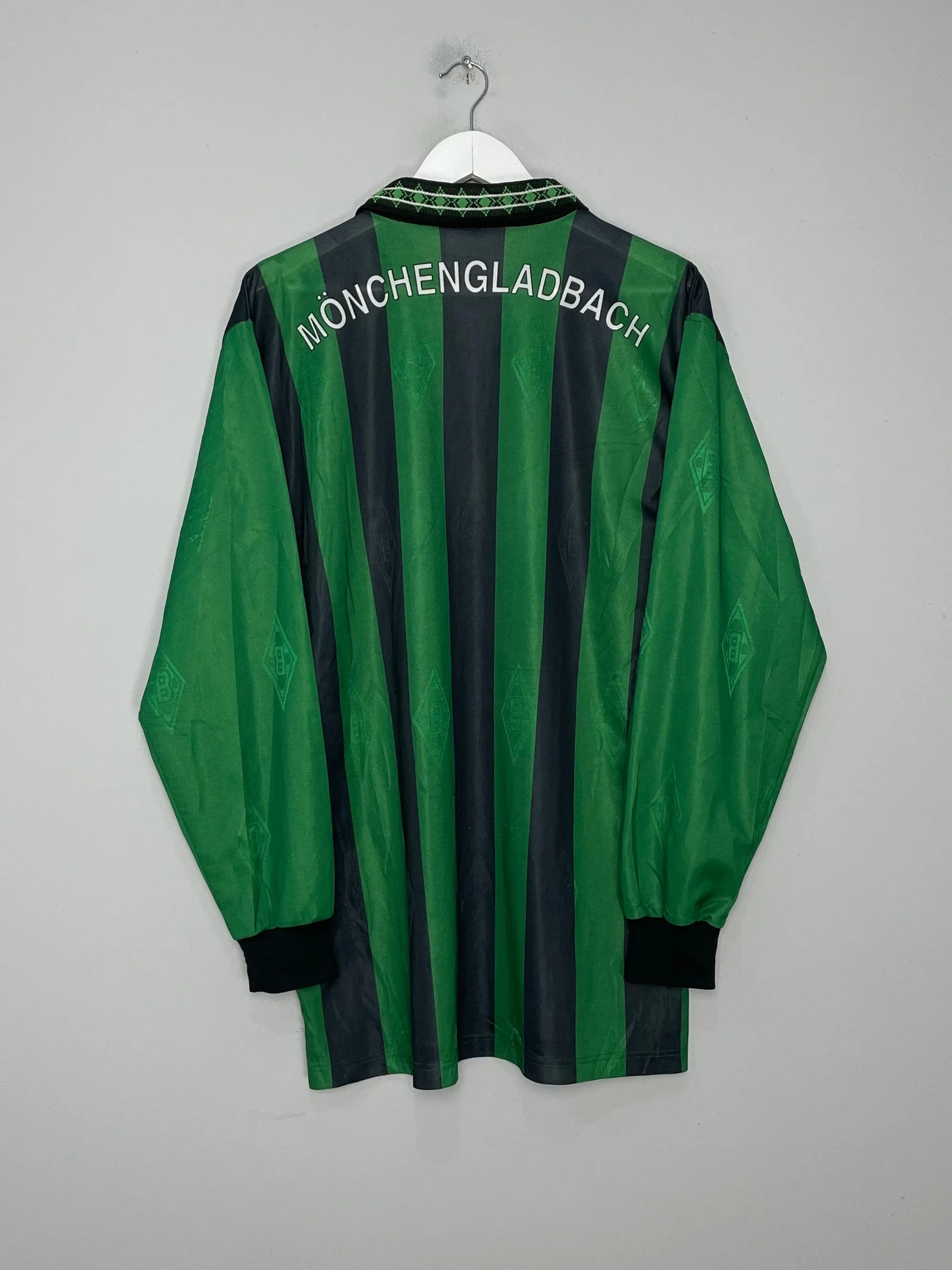 1995/96 MONCHENGLADBACH L/S AWAY SHIRT (L) REEBOK