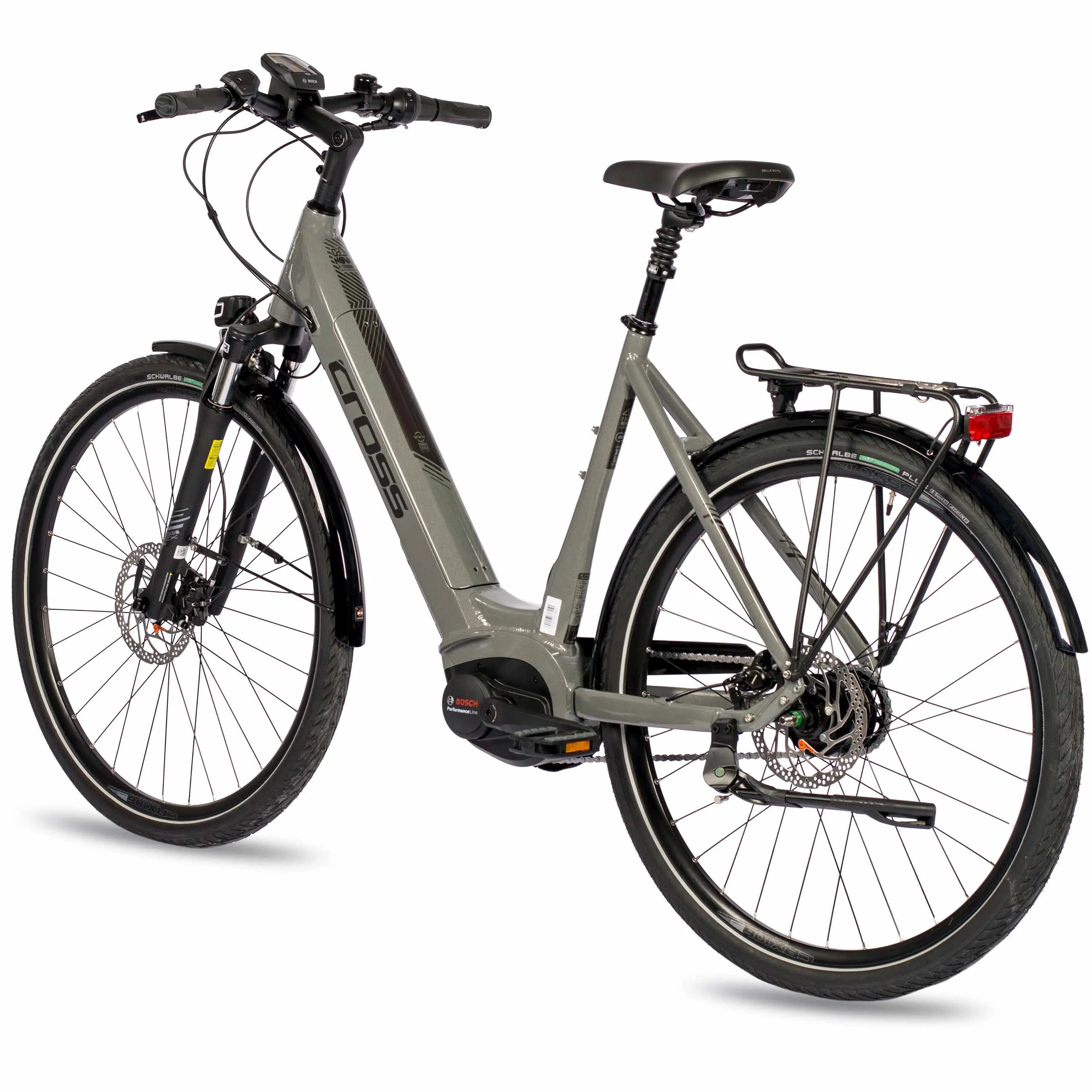 28 Zoll Damen E-Bike LS City Fahrrad NOVA CITY BOSCH PERFORMANCE LINE 625Wh 5s Shimano NEXUS 5 INTER