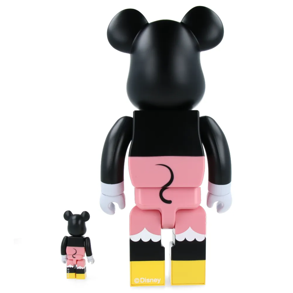 400%   100% Bearbrick Box Lunch Minnie Mouse