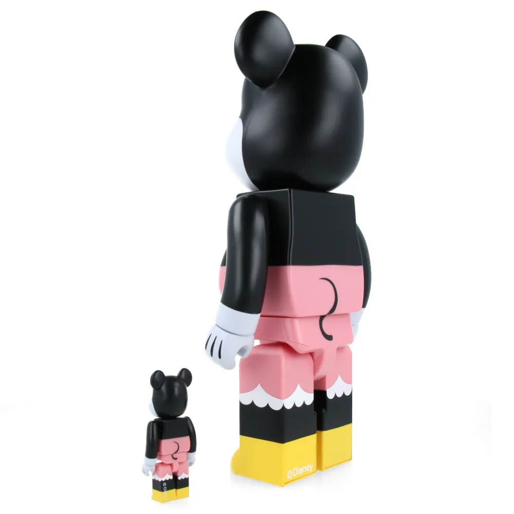 400%   100% Bearbrick Box Lunch Minnie Mouse