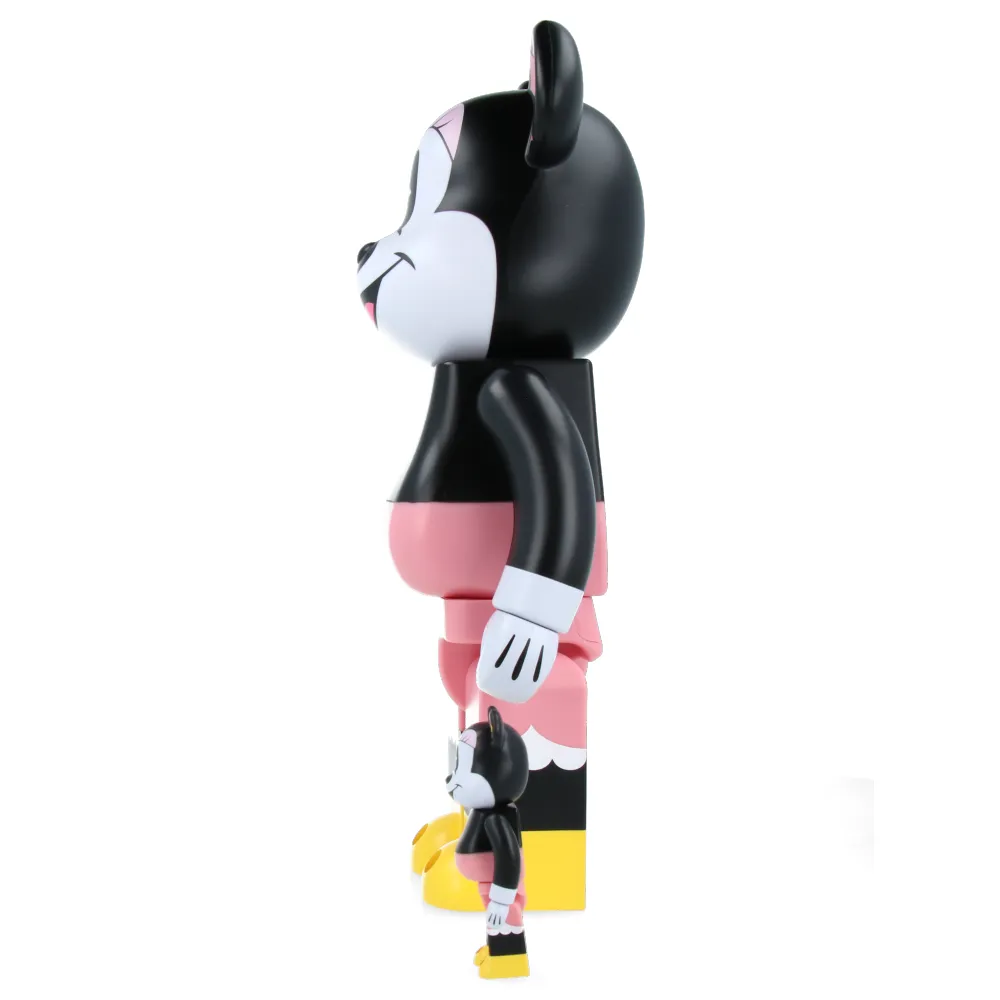 400%   100% Bearbrick Box Lunch Minnie Mouse