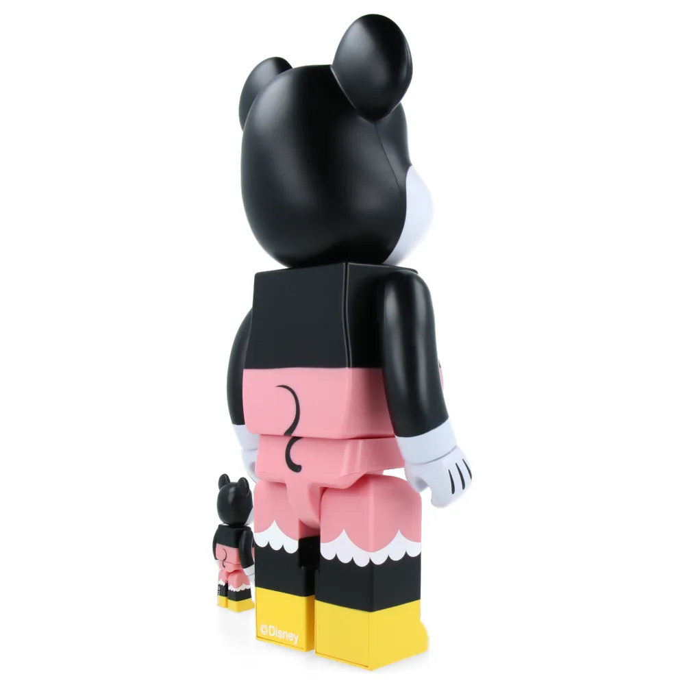 400%   100% Bearbrick Box Lunch Minnie Mouse