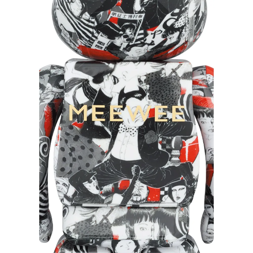 400%   100% Bearbrick Meewee x Suehiro Maruo Shoyo Tsubaki