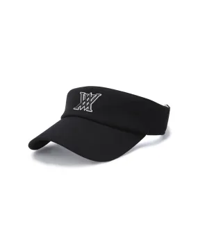 ANEW Men's Two Tone Logo Visor - Black