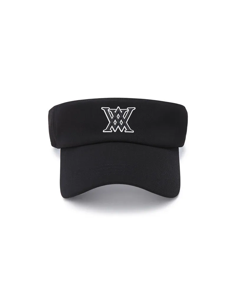 ANEW Men's Two Tone Logo Visor - Black