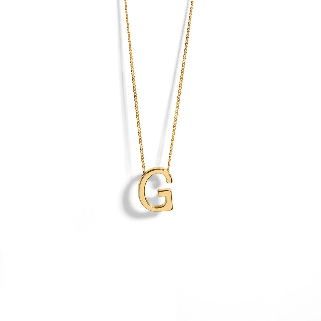 ARIAL LETTER NECKLACE