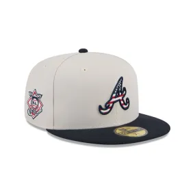 Atlanta Braves MLB 4TH of July 59FIFTY Cerrada