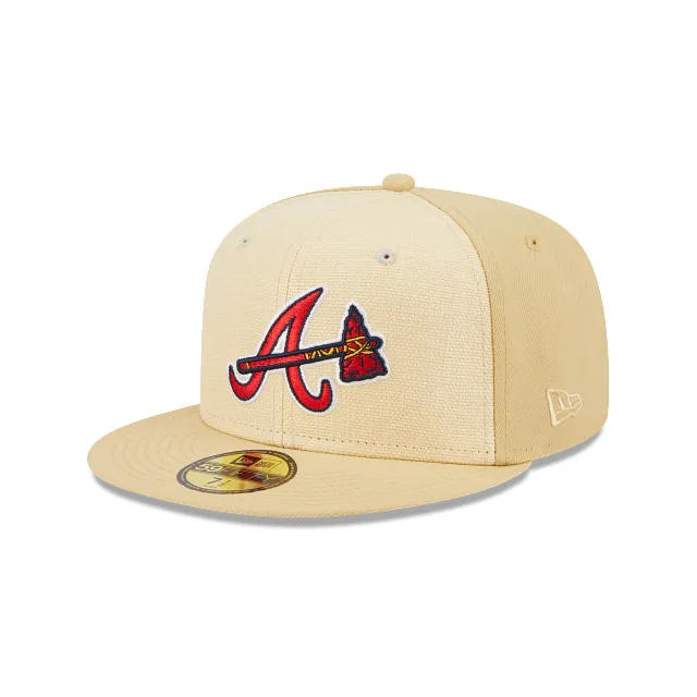 Atlanta Braves MLB Raffia Front 59FIFTY Cerrada