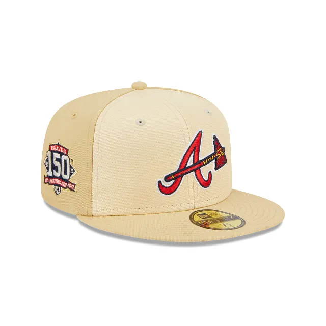 Atlanta Braves MLB Raffia Front 59FIFTY Cerrada