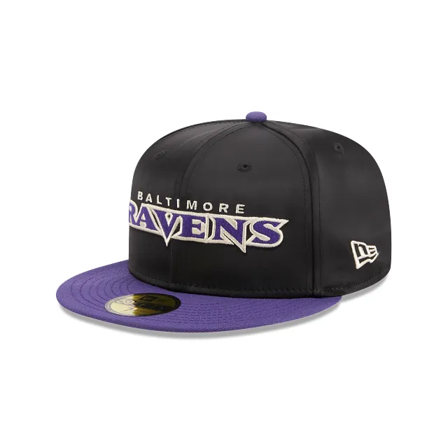 Baltimore Ravens NFL Satin 59FIFTY Cerrada