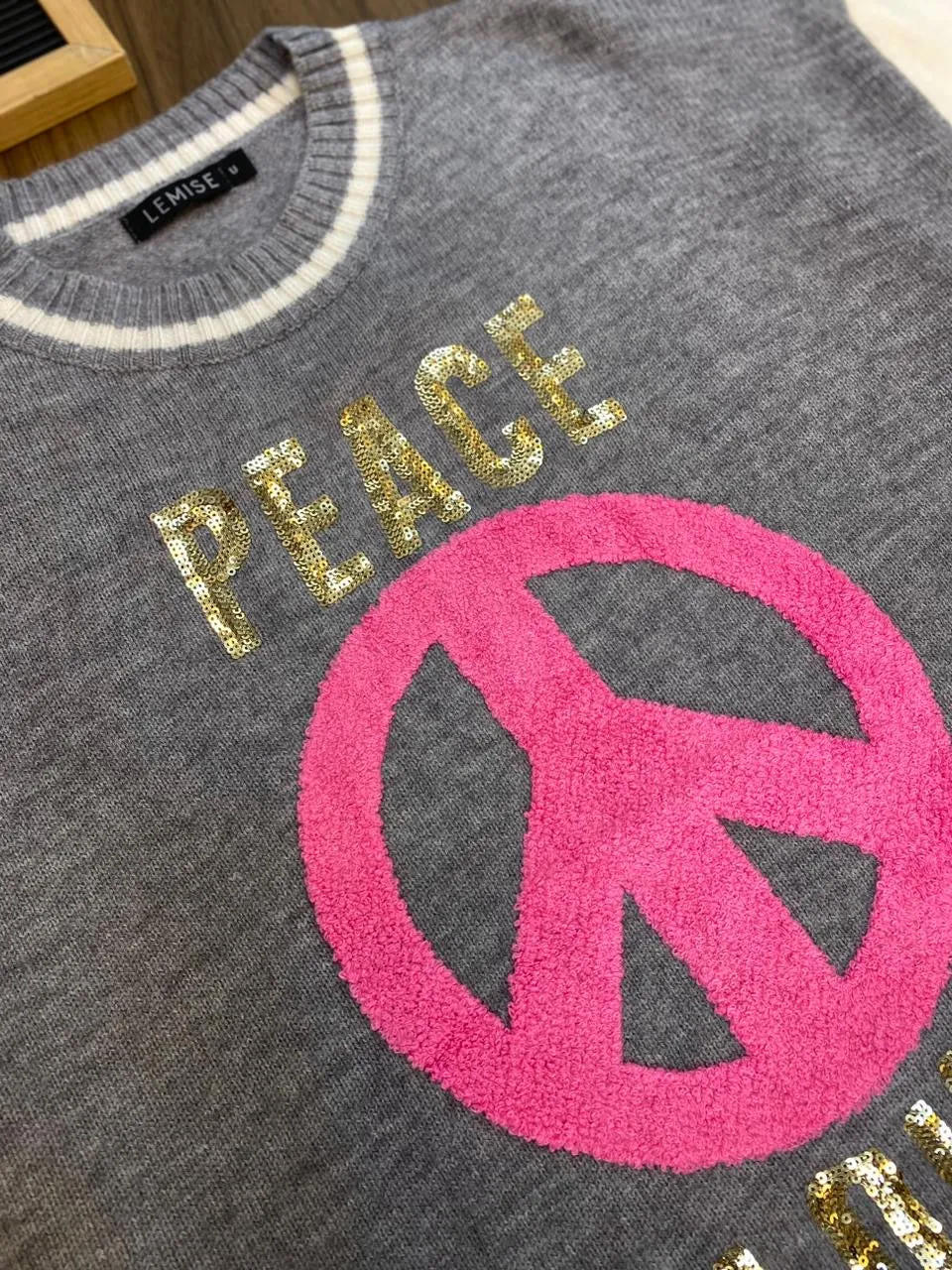 Blusa Manga Longa Peace Love 98542  (14/E)