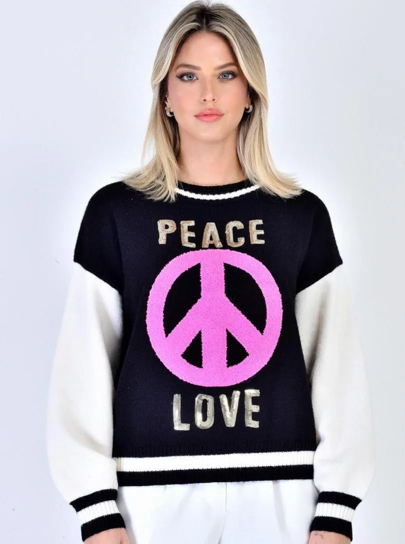 Blusa Manga Longa Peace Love 98542  (14/E)