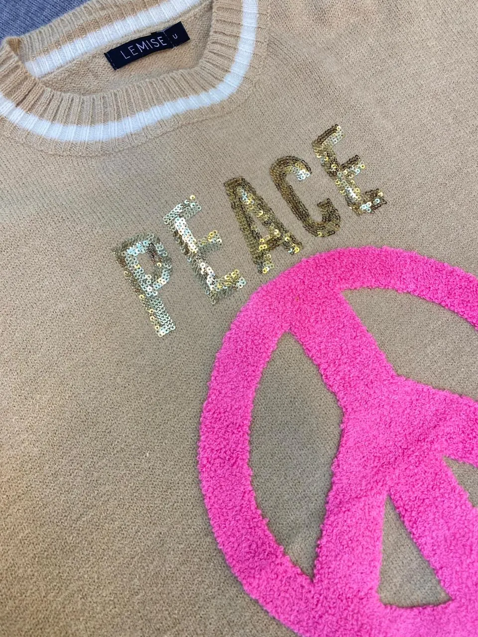 Blusa Manga Longa Peace Love 98542  (14/E)