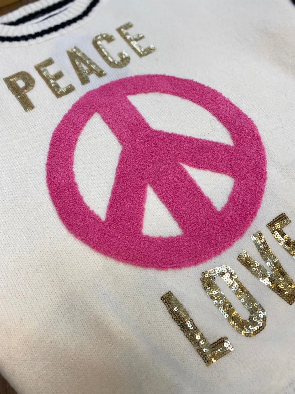 Blusa Manga Longa Peace Love 98542  (14/E)