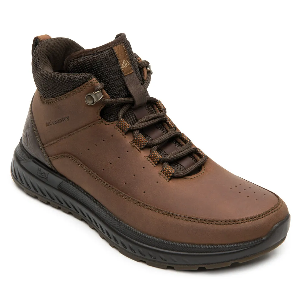 Botas Casuales Para Hombre Outdoor Con Agujetas Flexi Country 403010