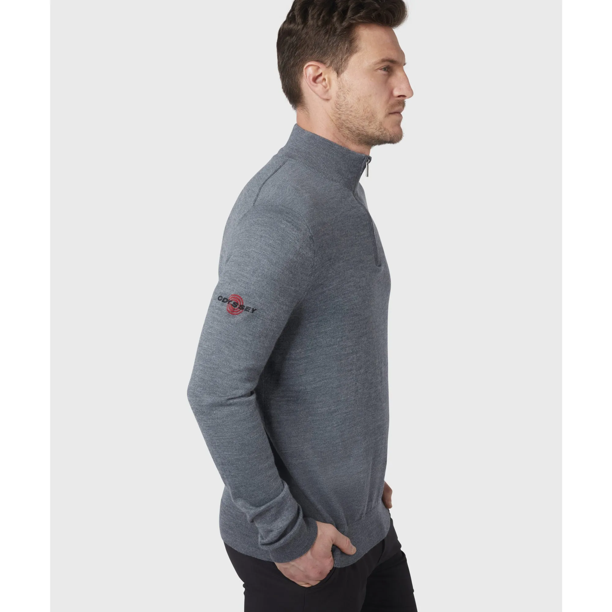 Callaway 1/4 zip Gris Acier