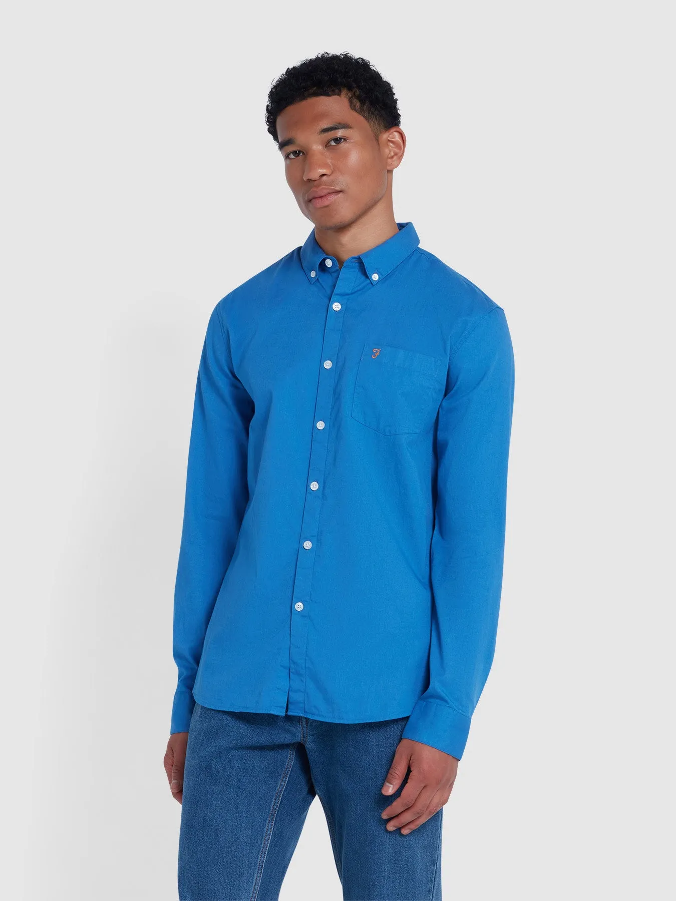 Carlson Shirt In Steel Blue