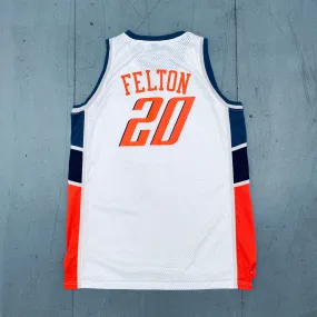 Charlotte Bobcats: Raymond Felton Rookie 2005/06 White Reebok Stitched Jersey (XXL)