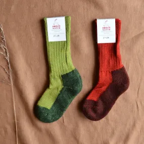 Child's Organic Wool Trekking Socks