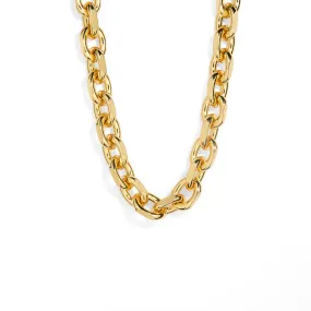 CHUNKY GOLDEN LINKS NECKLACE