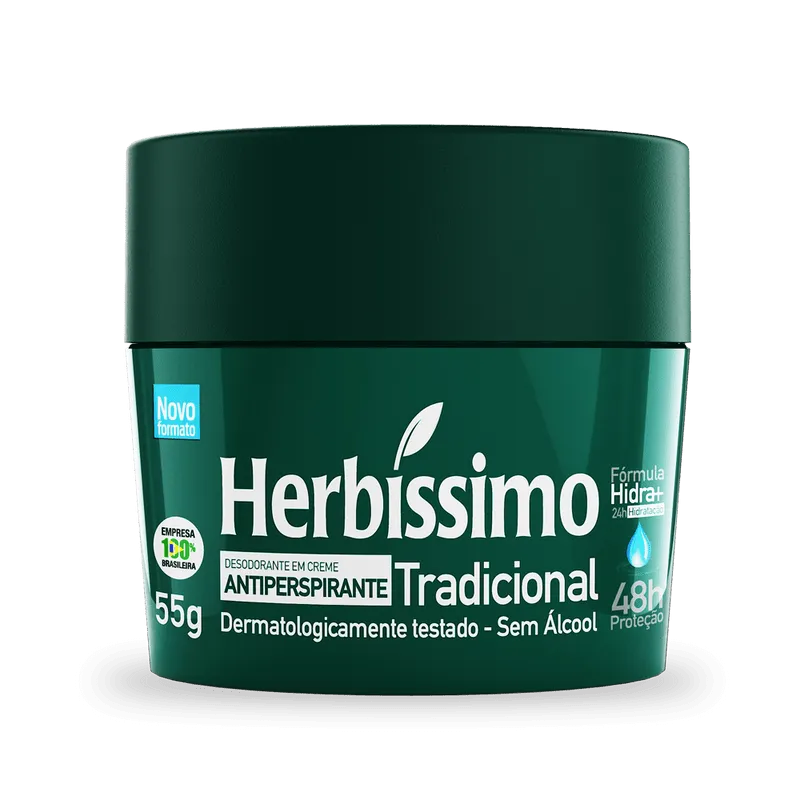 DESODORANTE CREME HERBISSIMO TRADICIONAL 55GR