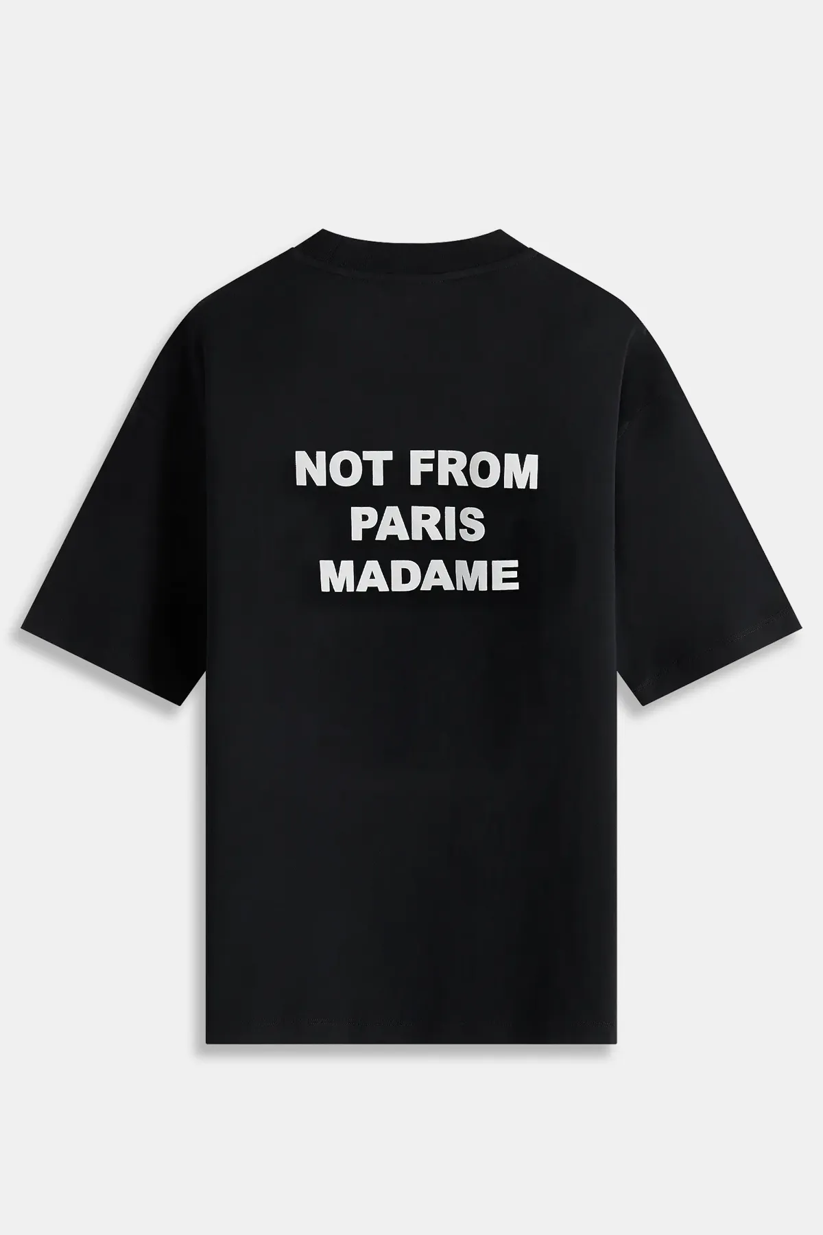 Drôle de Monsieur Slogan Tee - Black