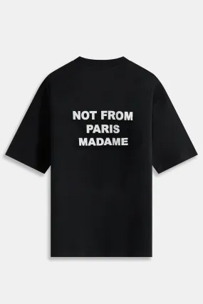 Drôle de Monsieur Slogan Tee - Black