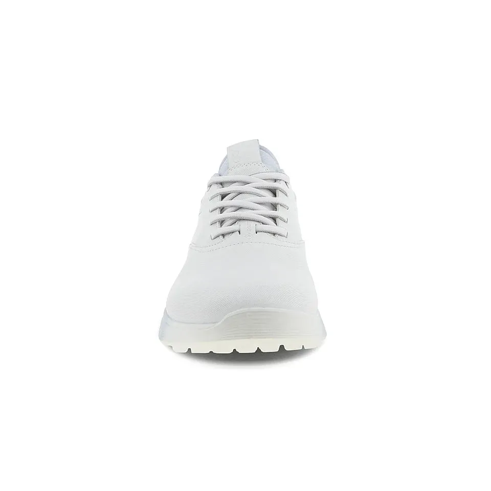 Ecco Chaussures de golf S-Three Blanche Bleu