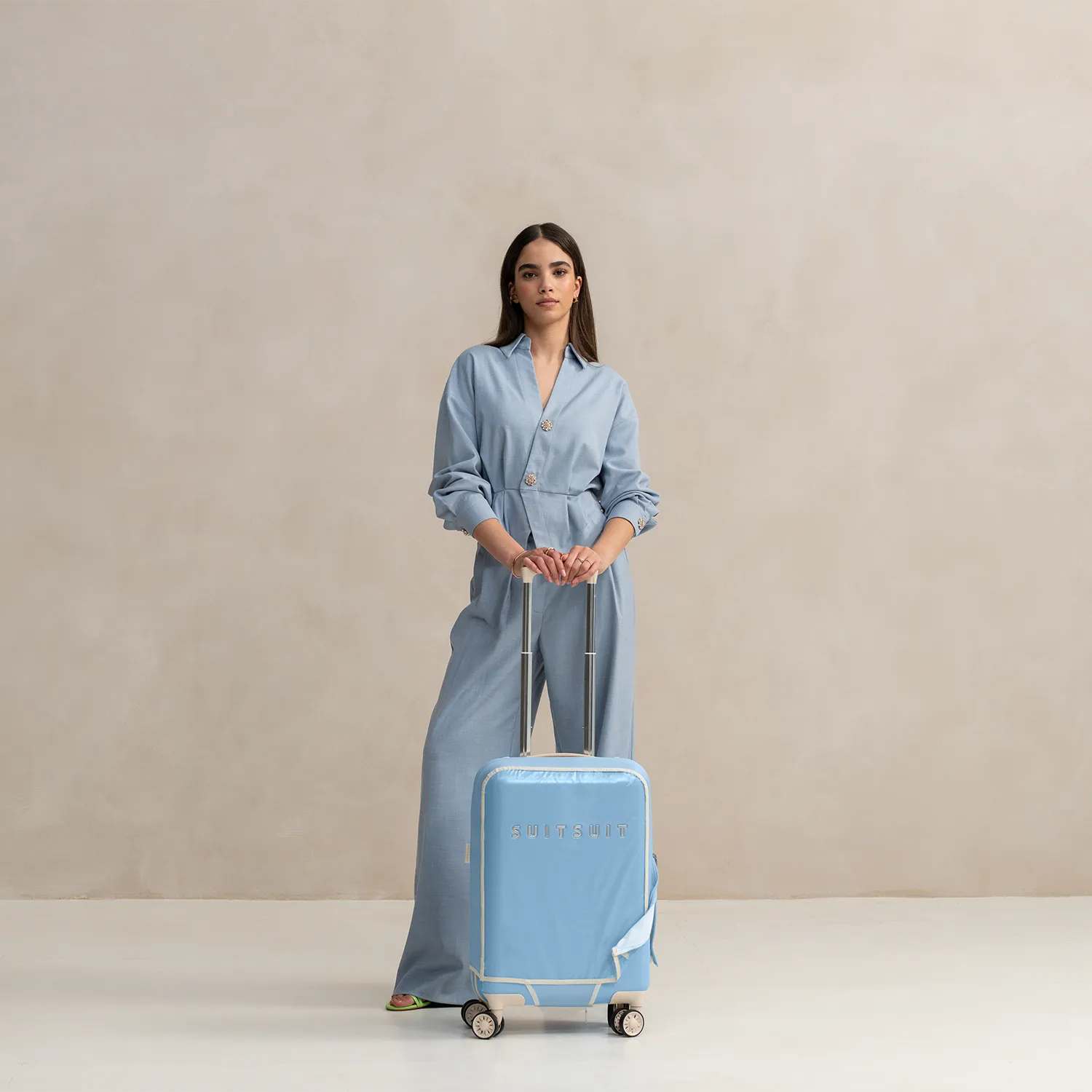 Fabulous Fifties - Chambray Blue - Safe Travels Set (55 CM)