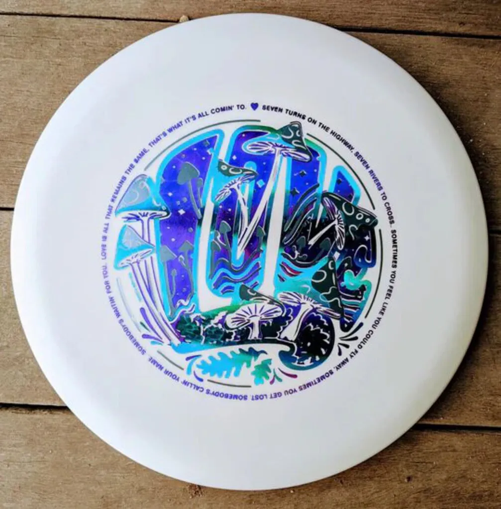 Funn & Frolic x Gateway Element Mid-Range Golf Disc, Seven Turns