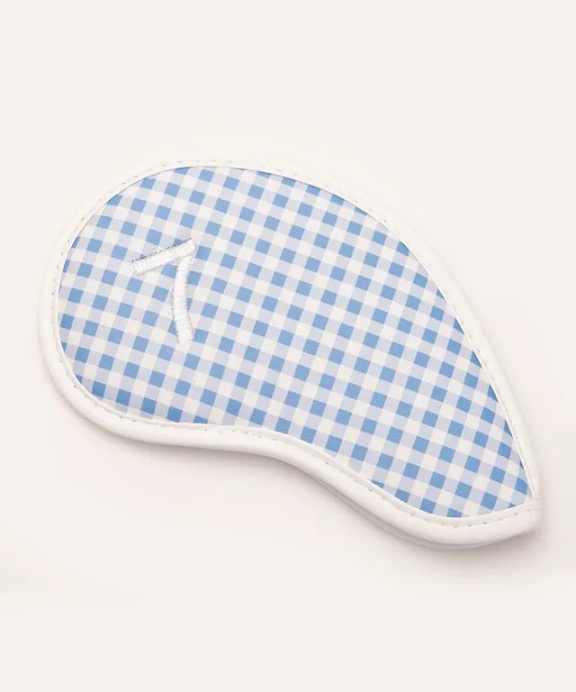 Gingham Check Iron Cover Set Blue