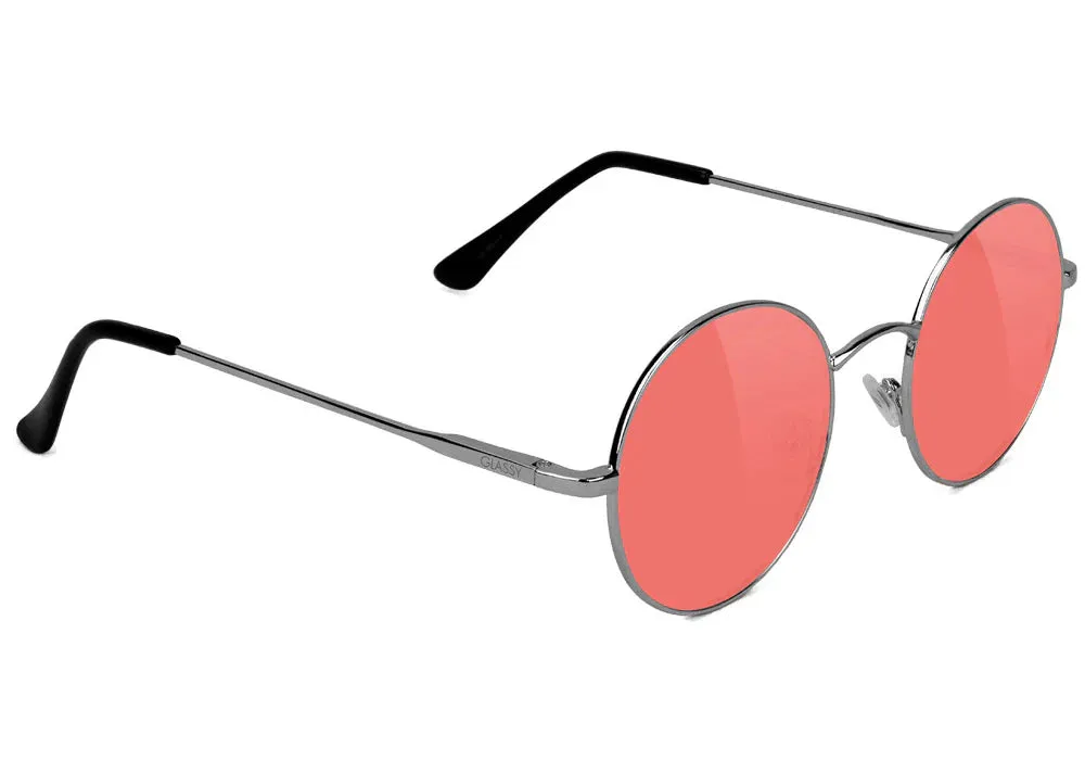 Glassy Mayfair Premium Polarized Silver Red