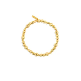 GOLDEN BIG BEADS BRACELET