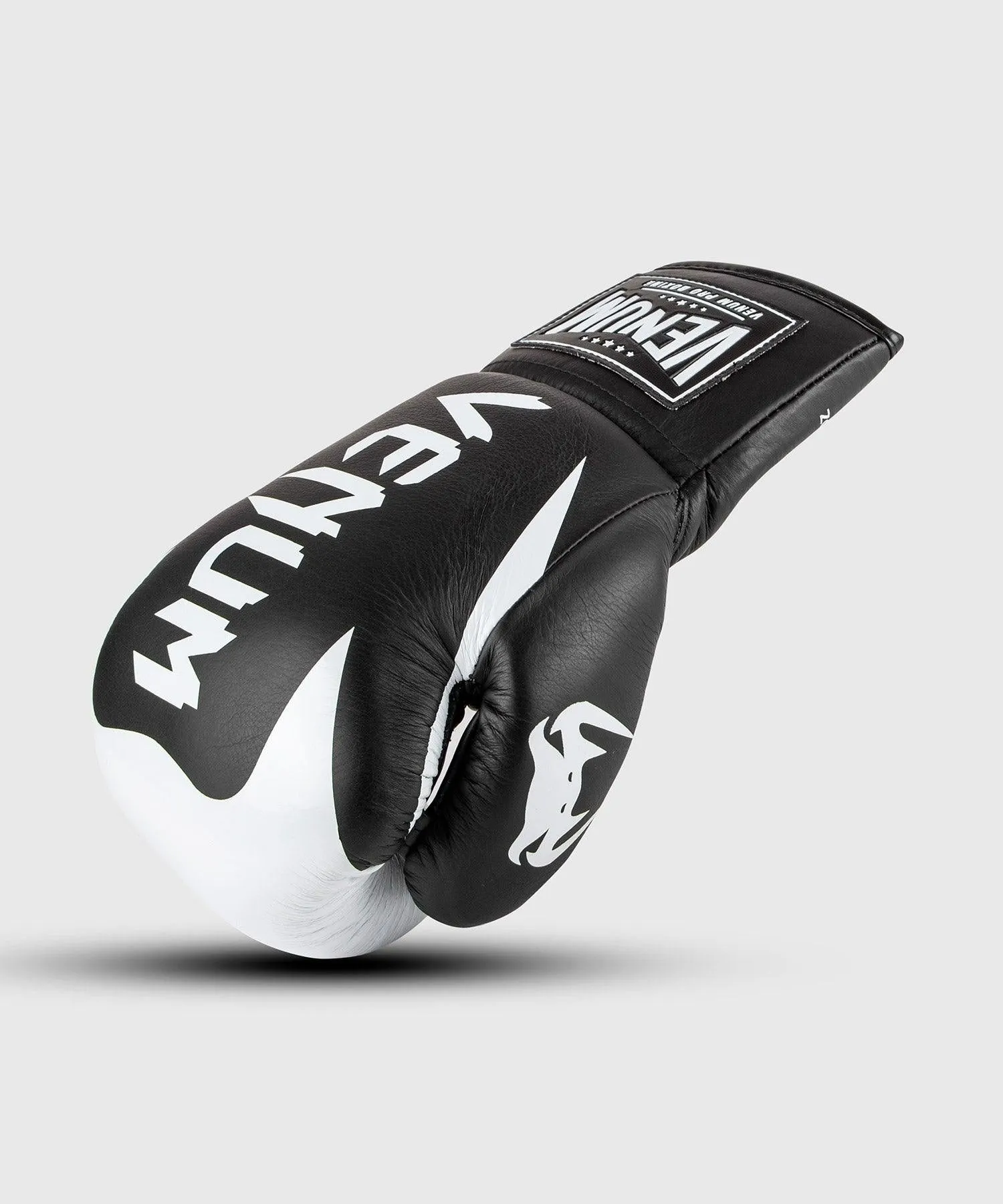 Guantes de Boxeo profesional Venum Hammer – Cordones - Negro/Blanco