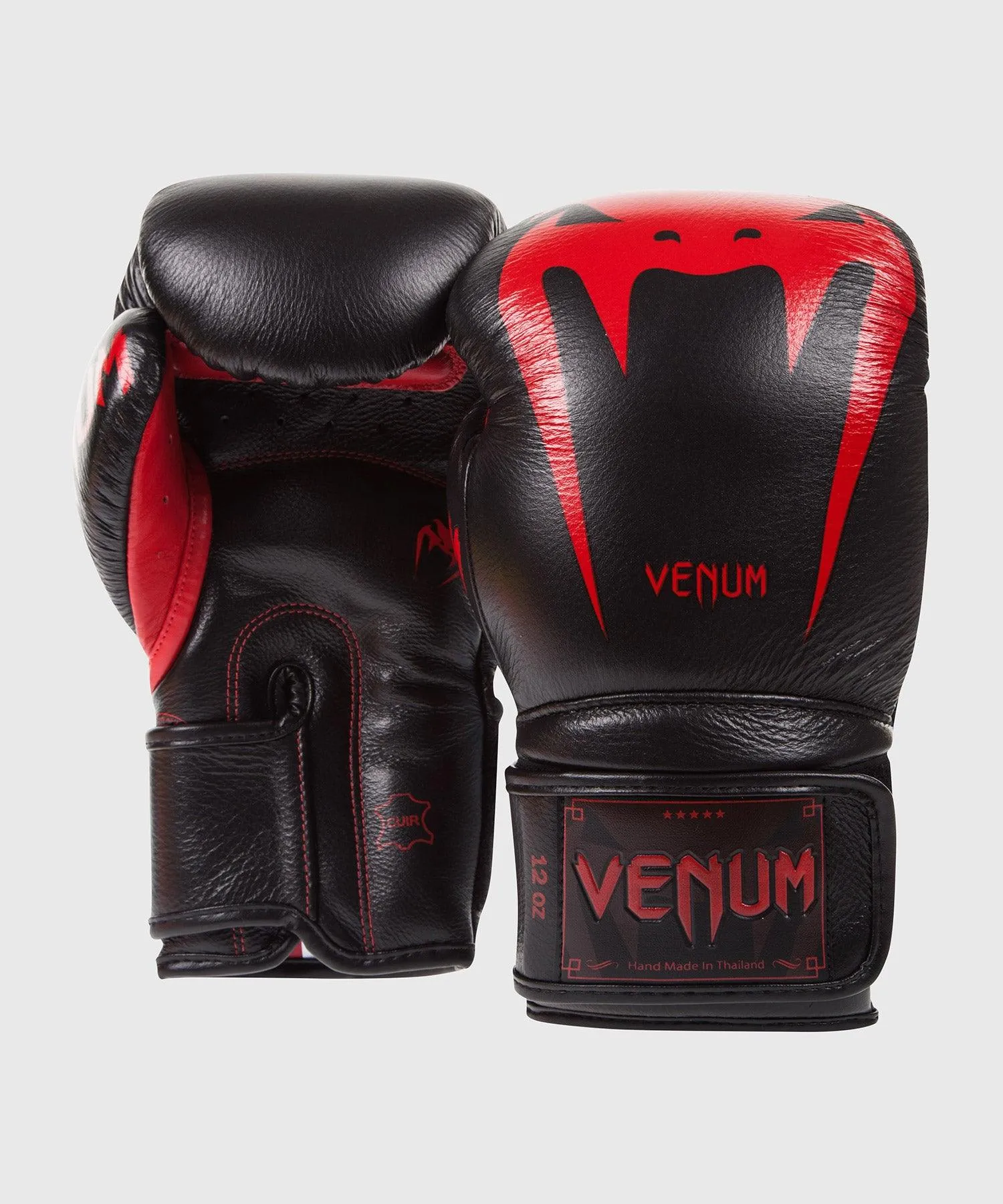 Guantes de Boxeo Venum Giant 3.0 - Cuero Nappa - Negro Endiablado