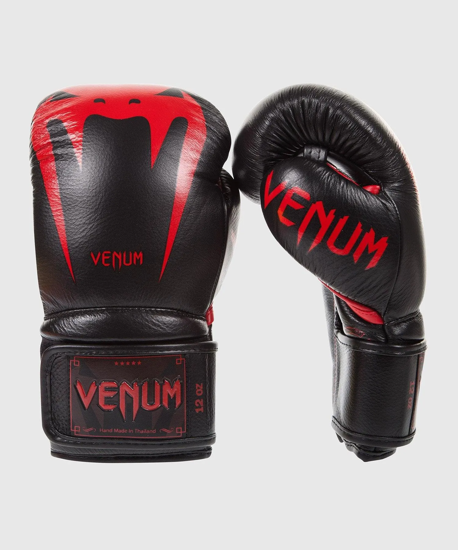 Guantes de Boxeo Venum Giant 3.0 - Cuero Nappa - Negro Endiablado