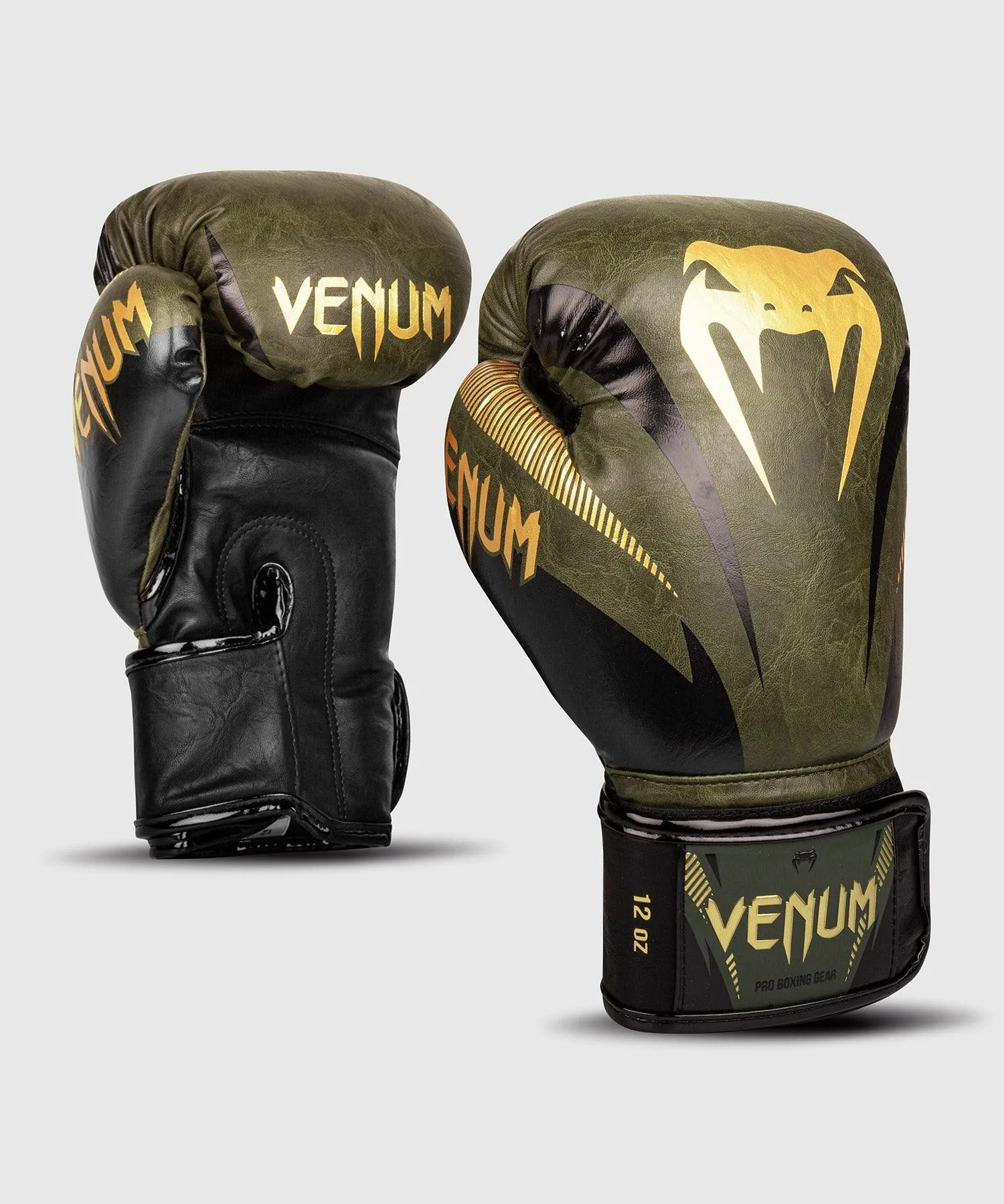 Guantes de Boxeo Venum Impact - Caqui/Oro