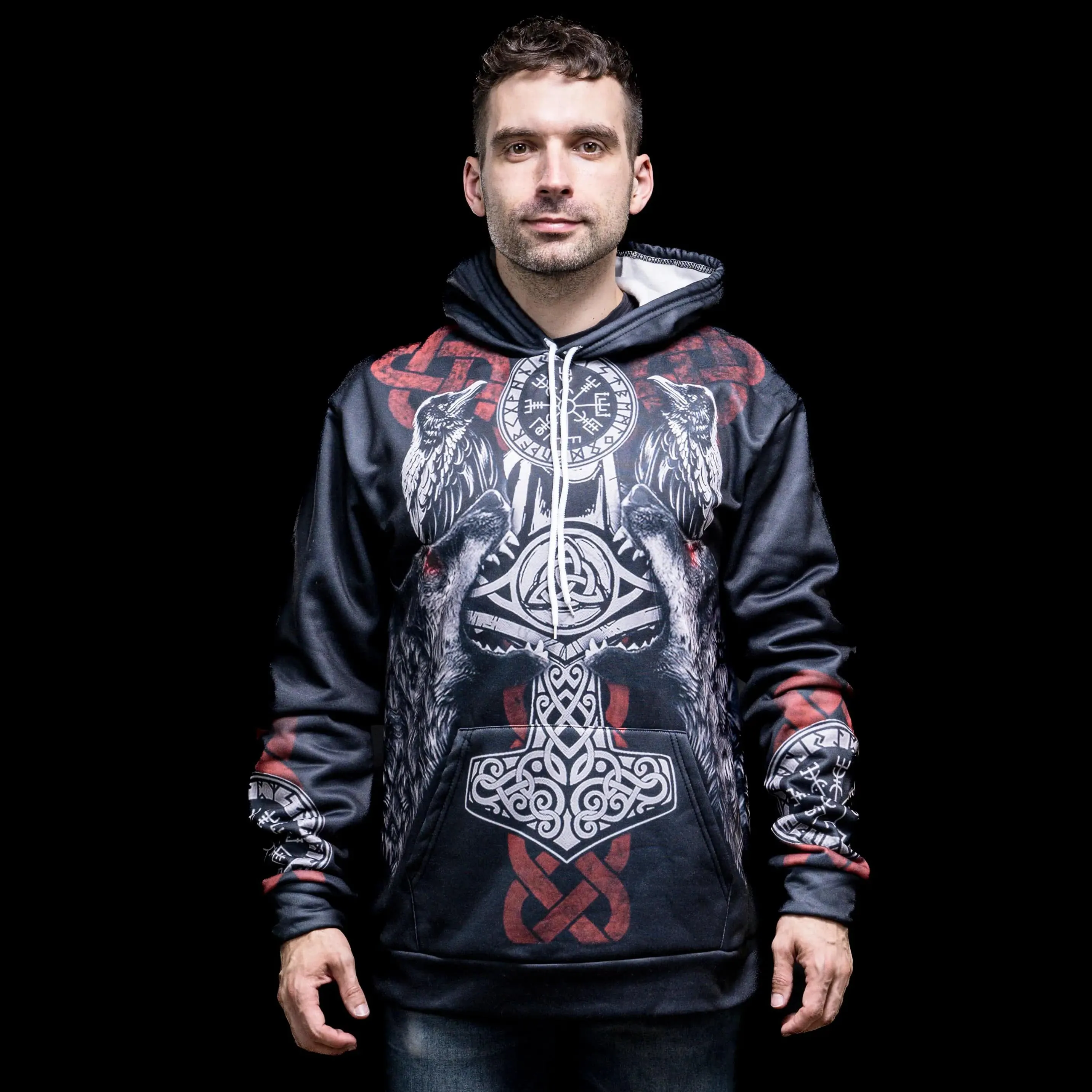 Hoodie Viking "Compass du Destin"