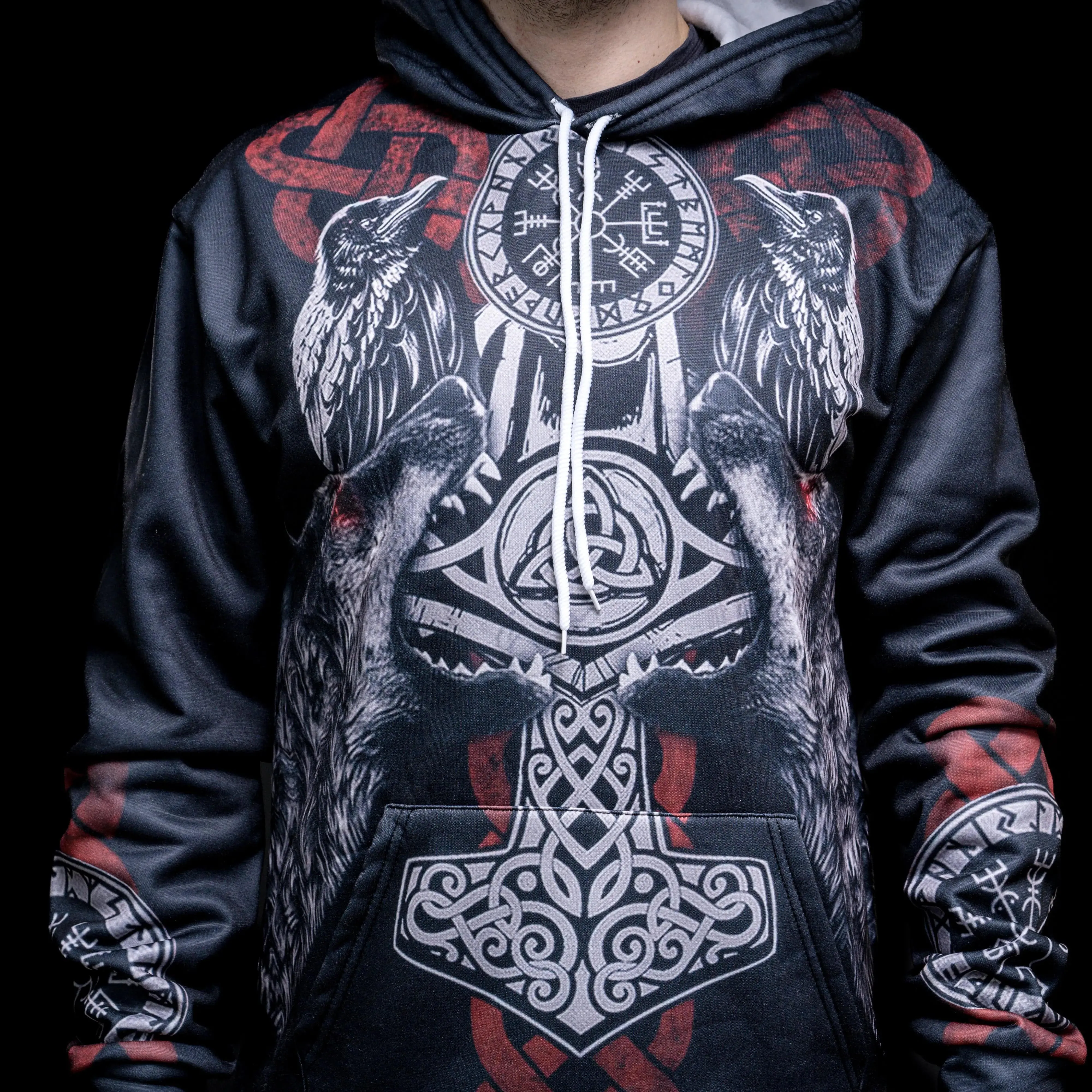 Hoodie Viking "Compass du Destin"