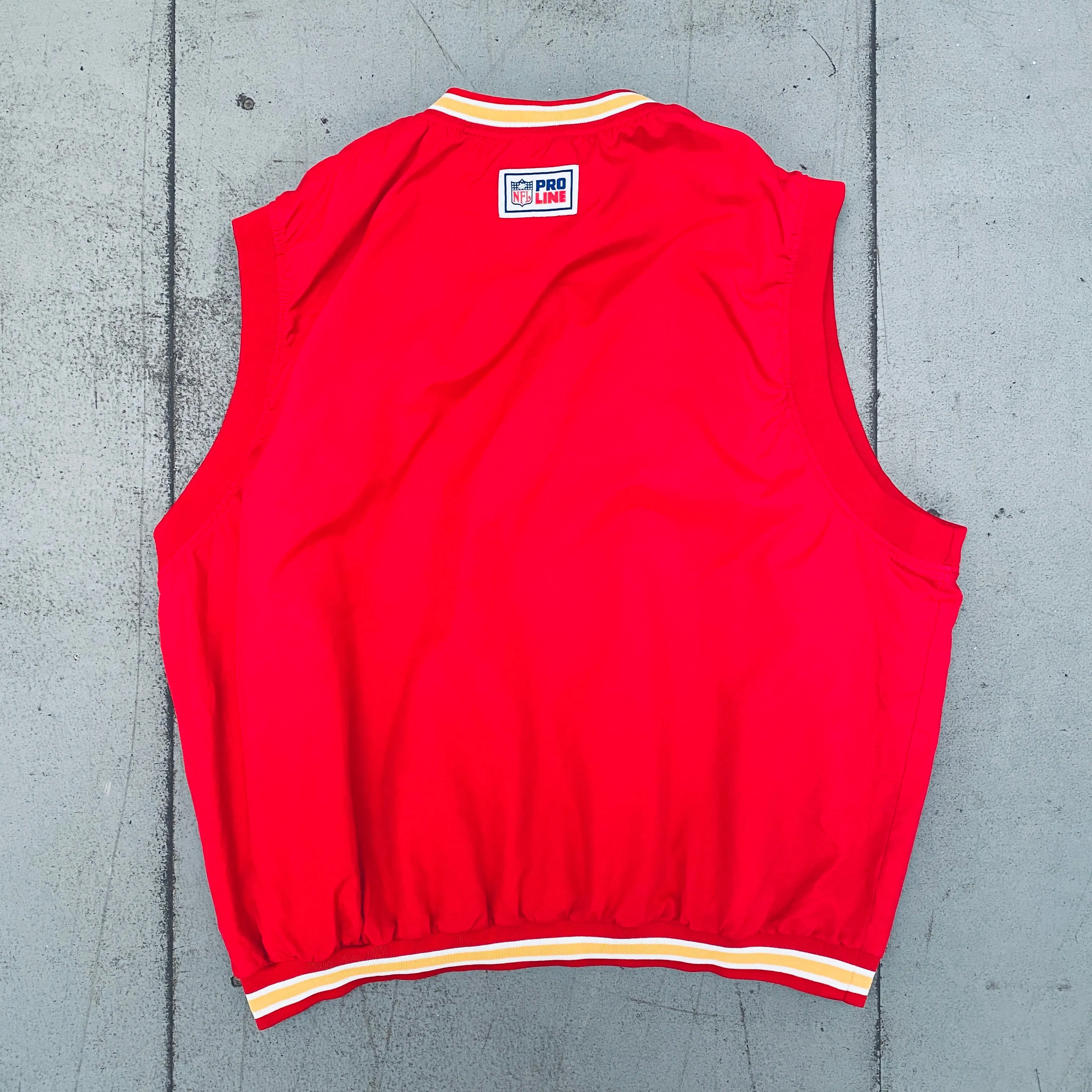 Kansas City Chiefs: 1990's Reebok Proline Sideline Vest (XXL)