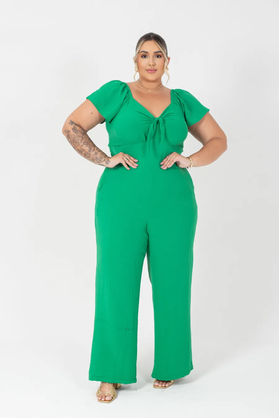 Macacão Plus Size Luiza