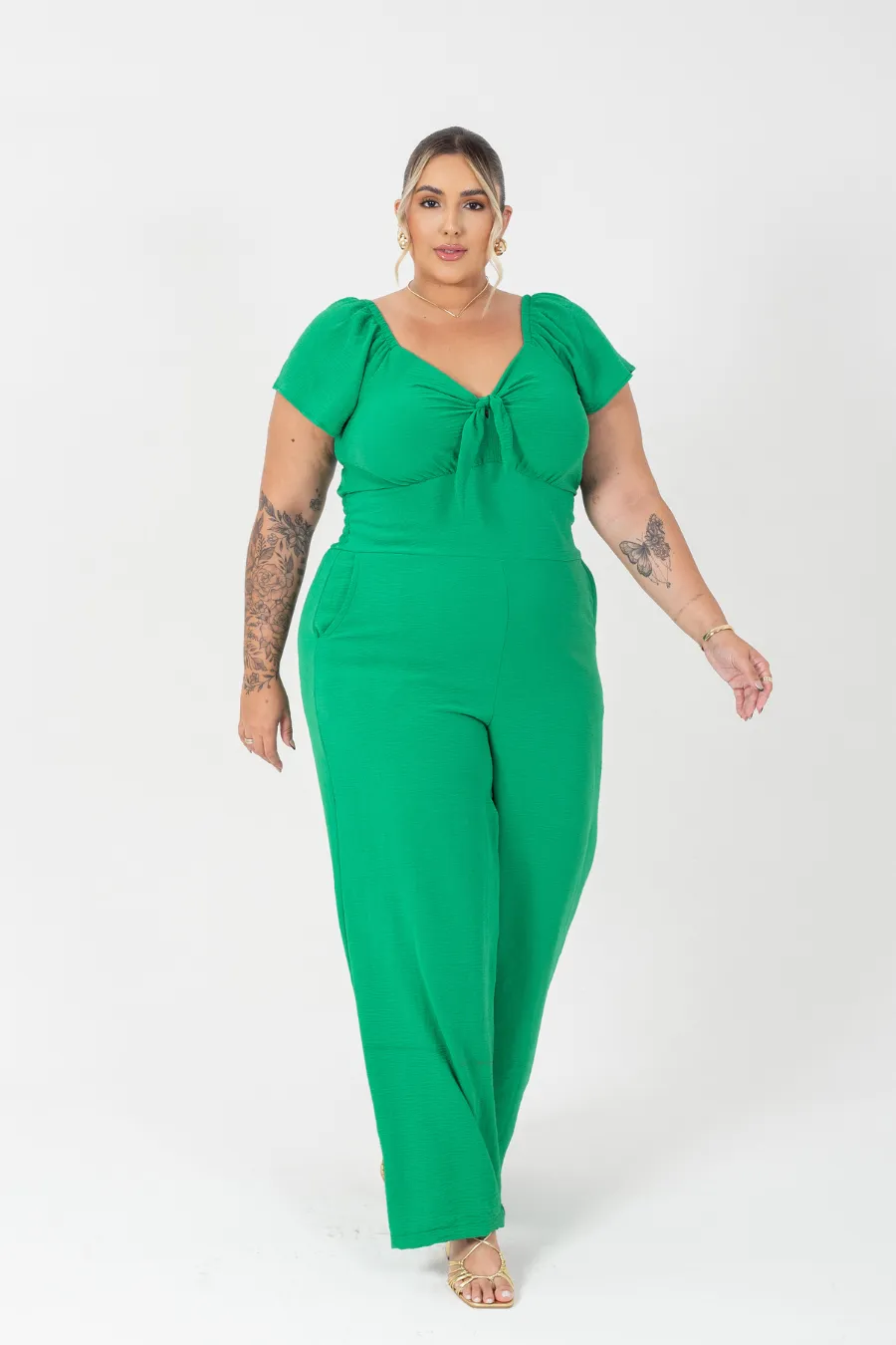 Macacão Plus Size Luiza