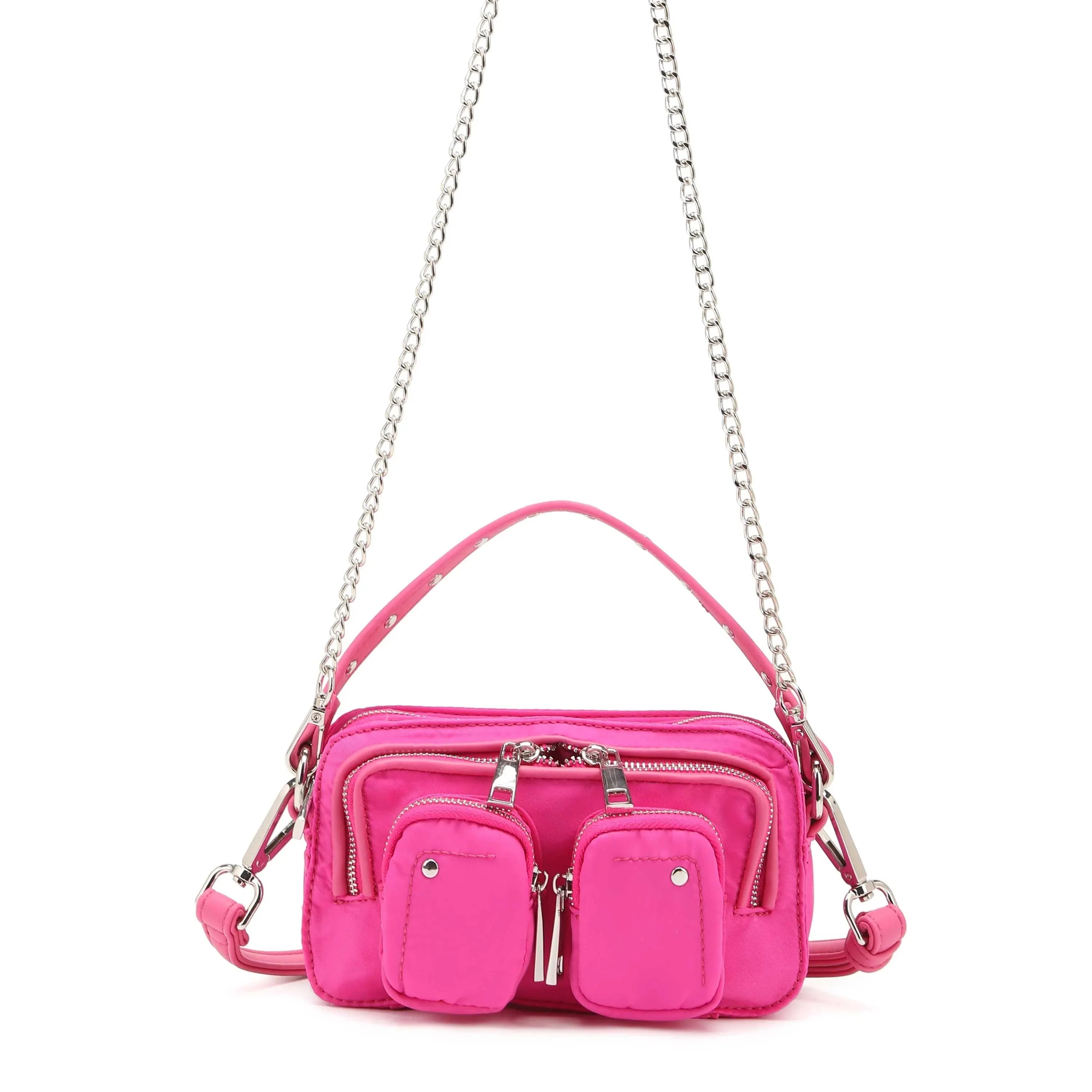 NUNOO | BOLSO MUJER | HELENA RECYCLED NYLON BUBBLEGUM | ROSA