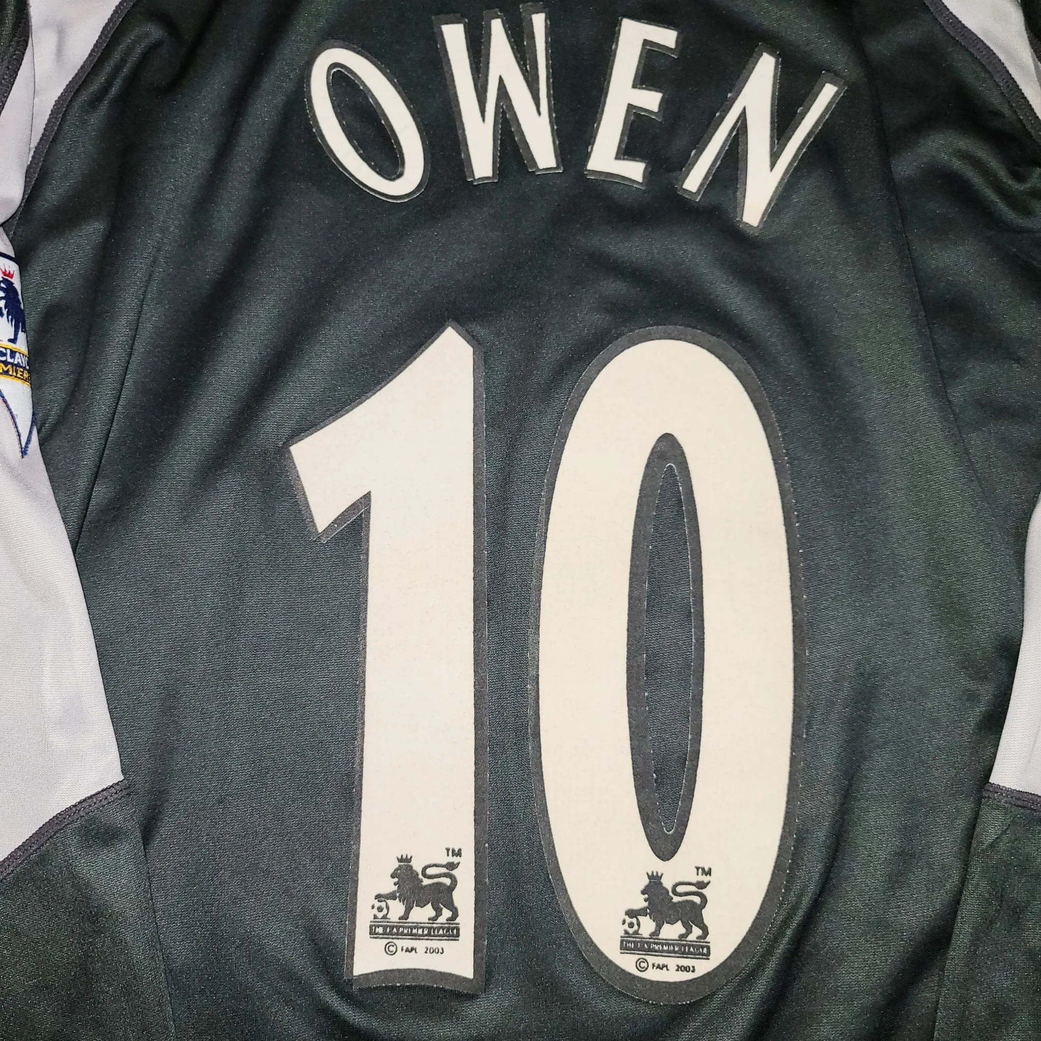 Owen Liverpool 2002 2003 2004 Away Third Reebok Jersey Shirt Camiseta XL