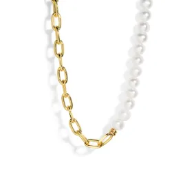 PEARLS & LINKS NECKLACE