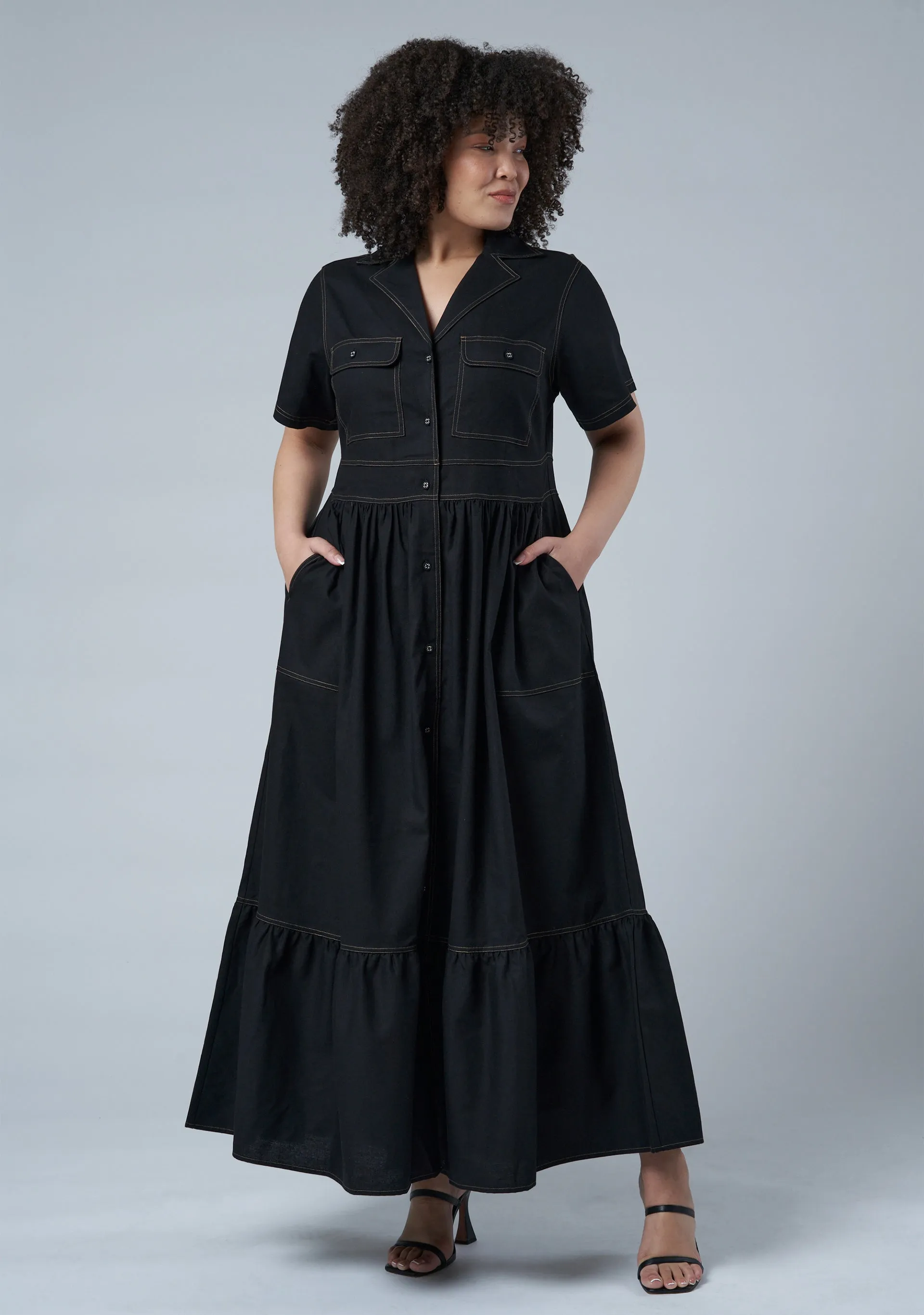 Running Circles Maxi Dress