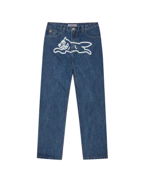 Running Dog Double Scoop Denim Pant