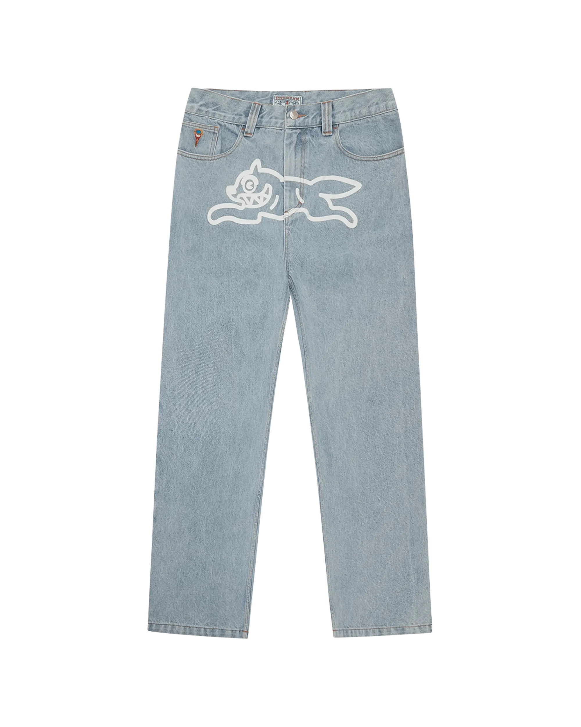 Running Dog Double Scoop Denim Pant