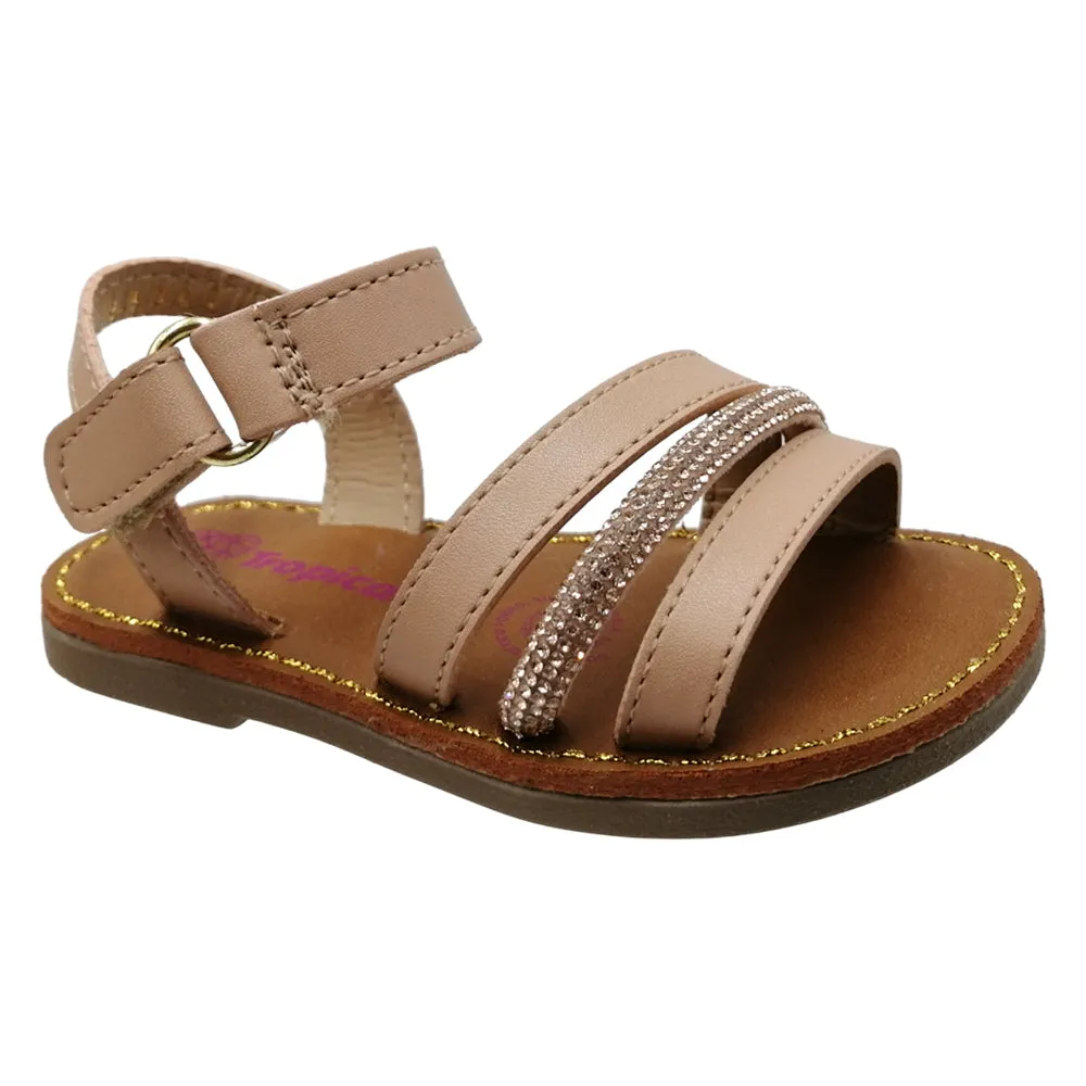 Sandalias Casuales con Velcro para Niña Tropicana 65303